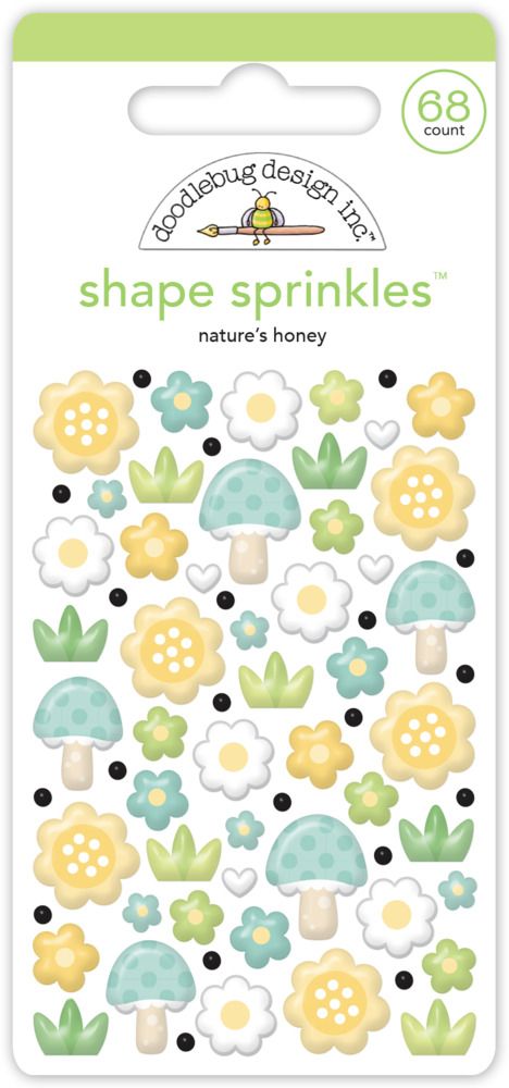 Nature&#39;s Honey - Shape Sprinkles - Bee Happy Collection