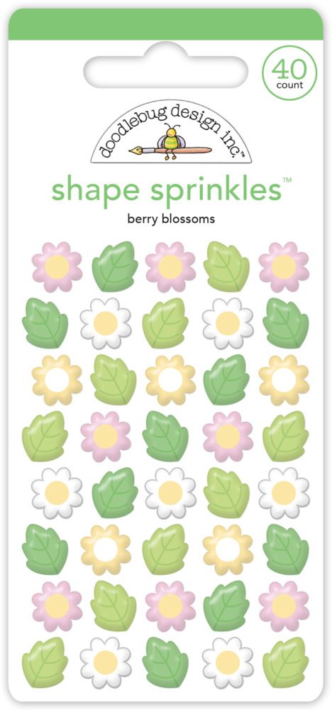Berry Blossoms - Shape Sprinkles - Berry Sweet Collection