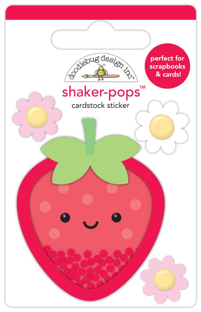 Shaker-pops Cardstock Sticker - Berry Sweet Collection