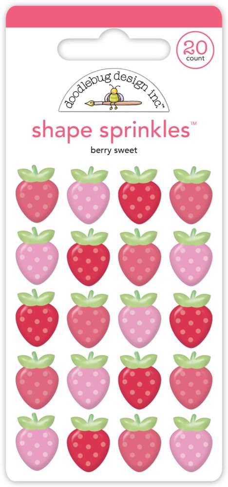 Berry Sweet - Shape Sprinkles - Berry Sweet Collection