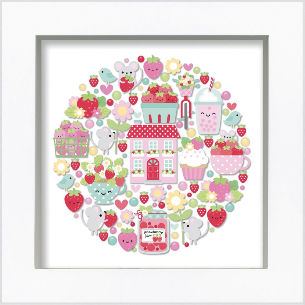 Shadow Box Insert Kit - Berry Sweet Collection