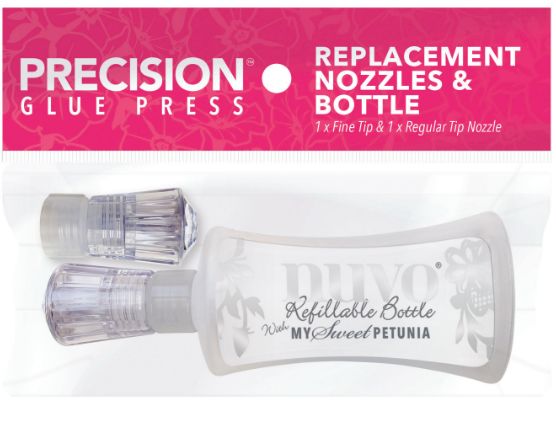 Replacement Nozzles &amp; Bottle - Precision Glue Press