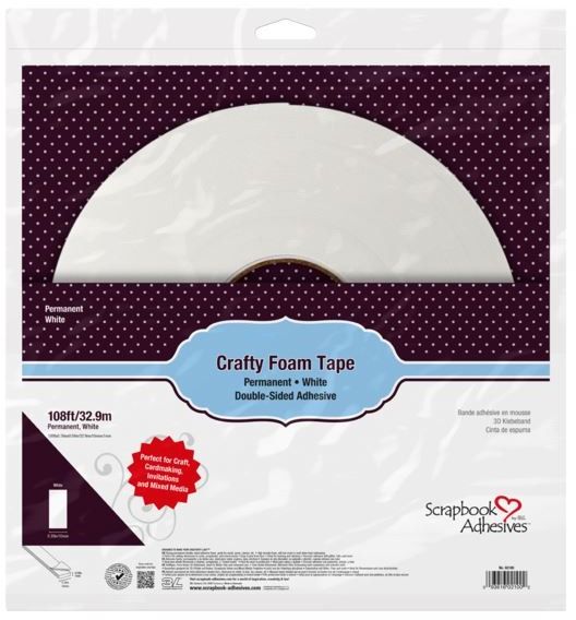 White - 108ft - Crafty Foam Tape
