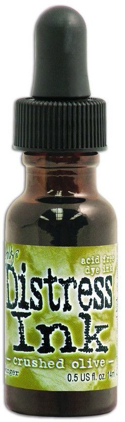 Crushed Olive - Distress Ink - Re-inker