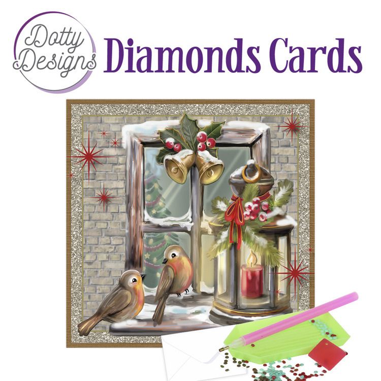 Candle in the Window - Dotty Designs Diamond Card Kit