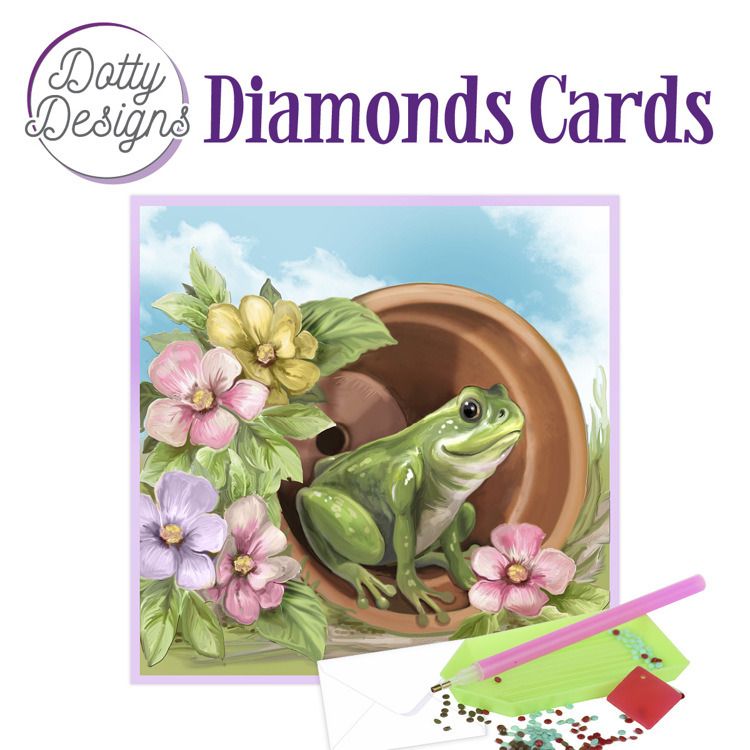 Frog 1 - Dotty Designs Diamond Card Kit