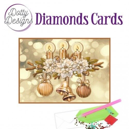 Christmas Candles - Dotty Designs Diamond Card Kit