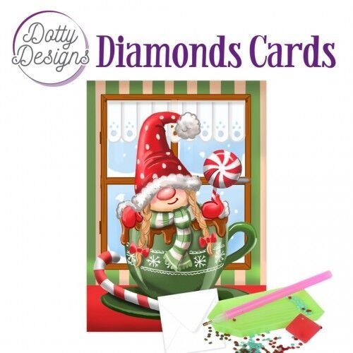 Christmas Gnome 1 - Dotty Designs Diamond Card Kit