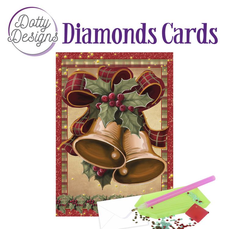 Christmas Bells 1 - Dotty Designs Diamond Card Kit