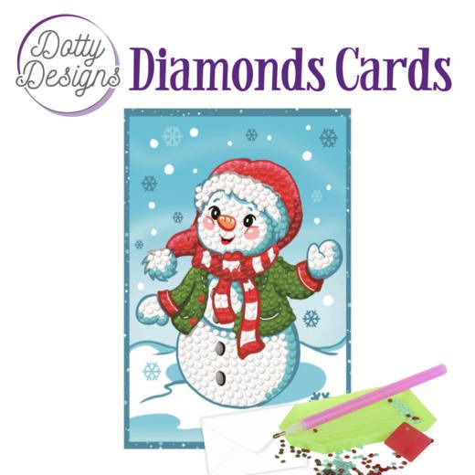 Happy Snowman - Dotty Designs Diamond Card Kit