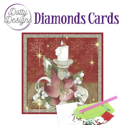 Poinsettia - Dotty Designs Diamond Card Kit