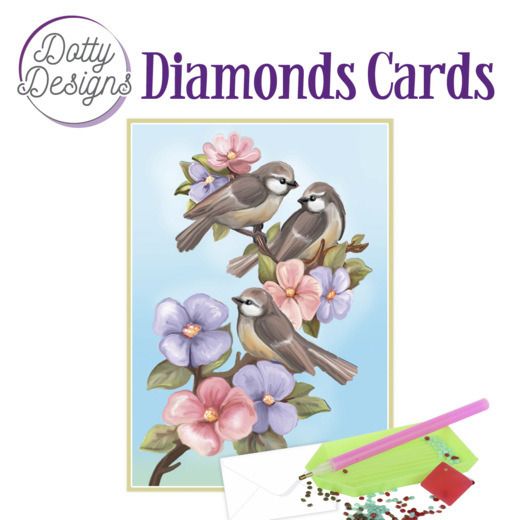 Three Birds - Dotty Designs Diamond Card Kit