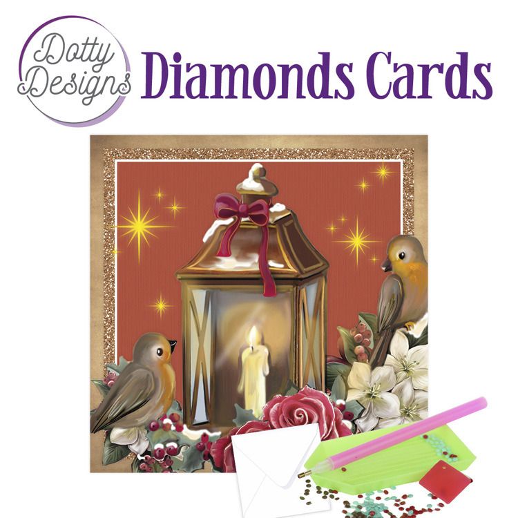 Christmas Lantern 1 - Dotty Designs Diamond Card Kit