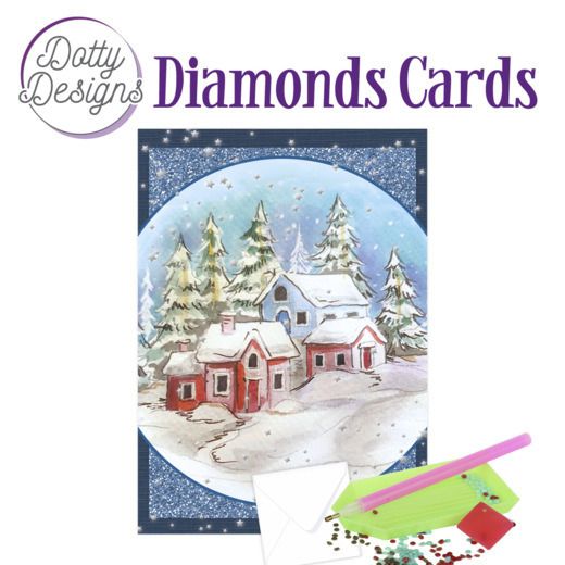 Snow Landscape - Dotty Designs Diamond Card Kit
