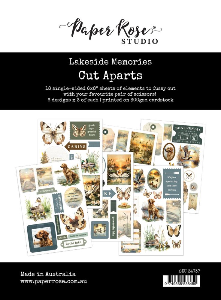 Cut Aparts Paper Pack - Lakeside Memories Collection