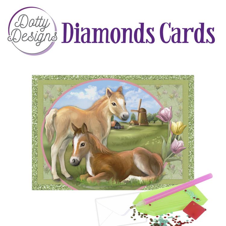 Horses - Dotty Designs Diamond Card Kit