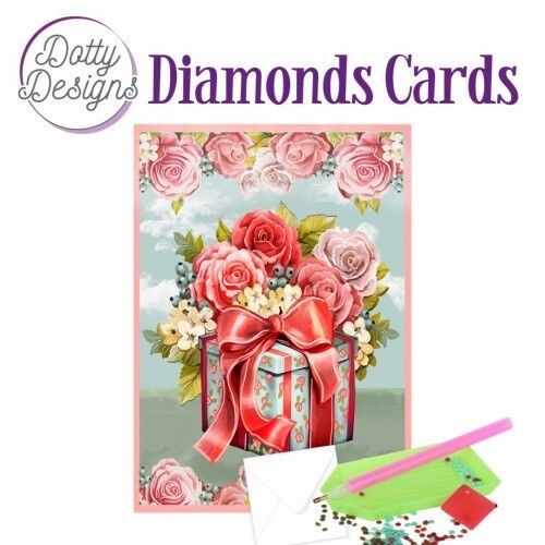 Roses and Gift - Dotty Designs Diamond Card Kit