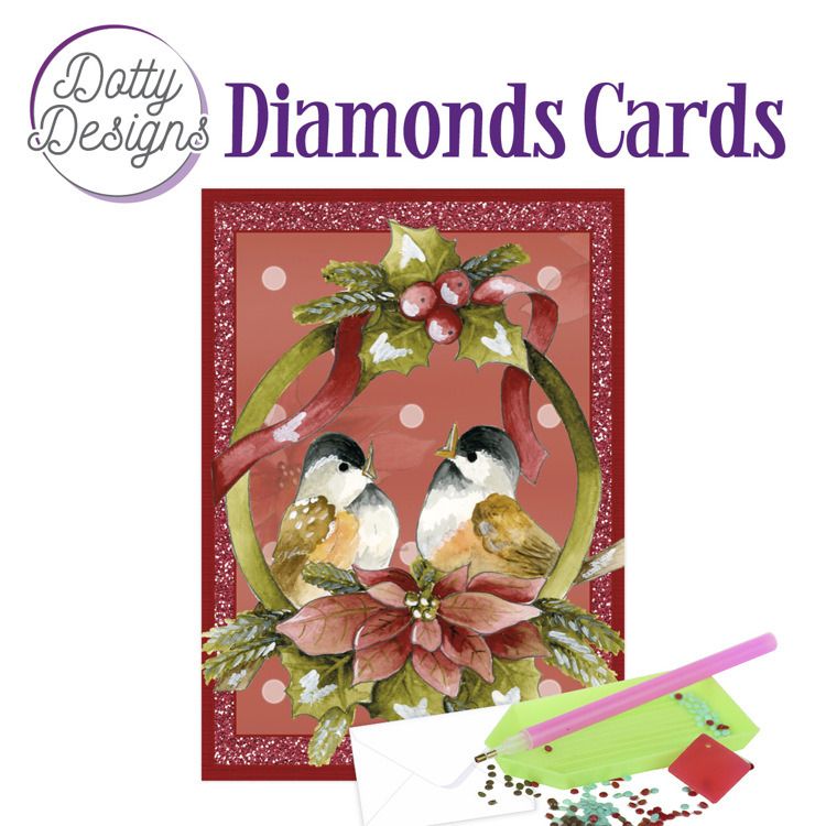 Birds in a Pendant - Dotty Designs Diamond Card Kit