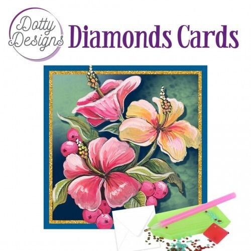 Beautiful Flowers - Dotty Designs Diamond Card Kit