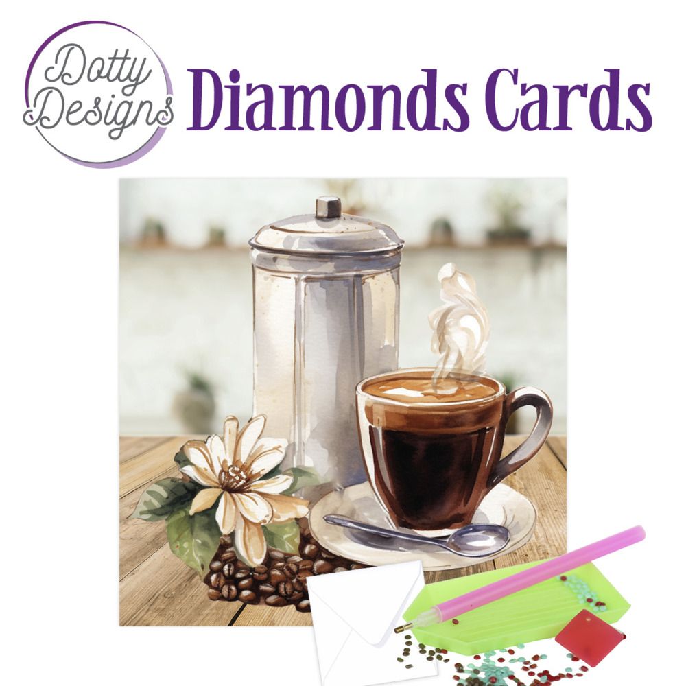 Coffee Moments 1 - Dotty Designs Diamond Card Kit
