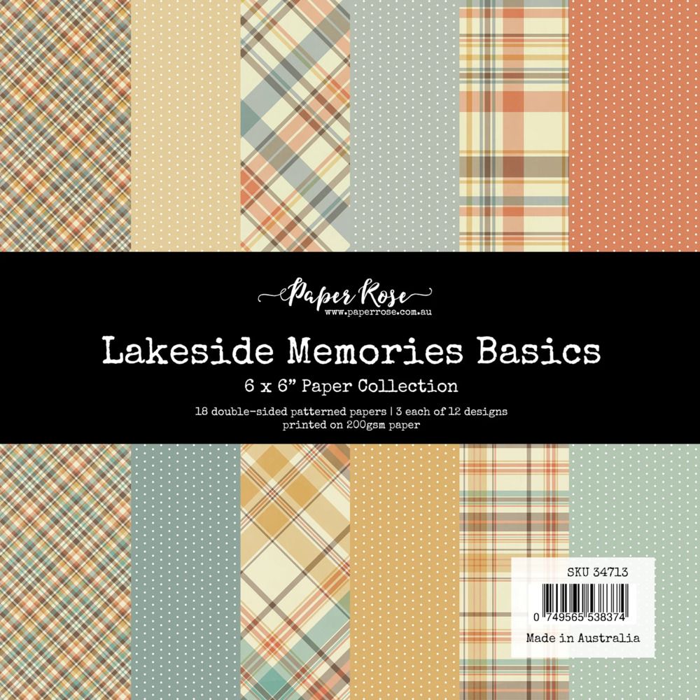 6x6 Paper Collection - Lakeside Memories Basics Collection