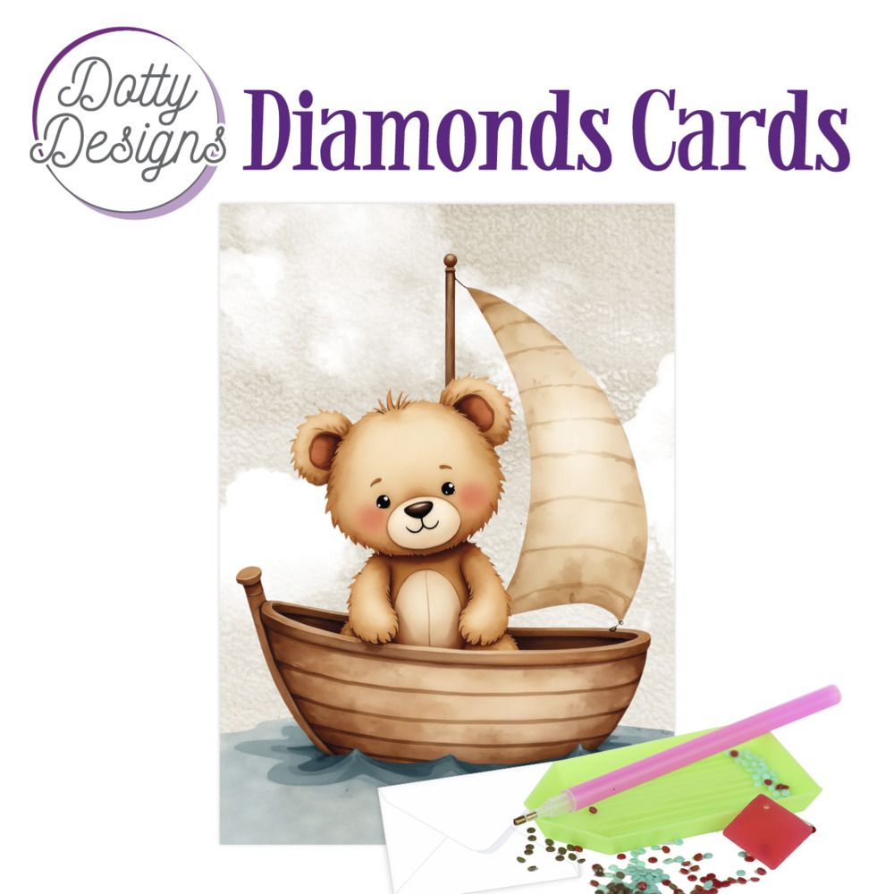Teddy 2 - Dotty Designs Diamond Card Kit,