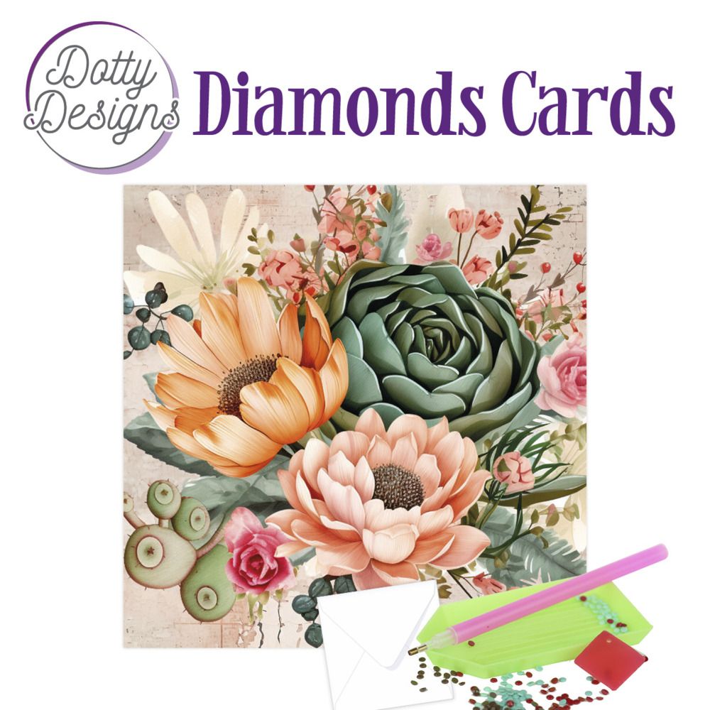 Plant Paradise 1 - Dotty Designs Diamond Card Kit