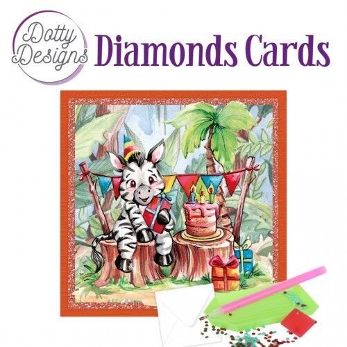 Zebra Party - Dotty Designs Diamond Card Kit