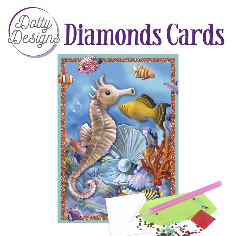 Sea Horse - Dotty Designs Diamond Card Kit