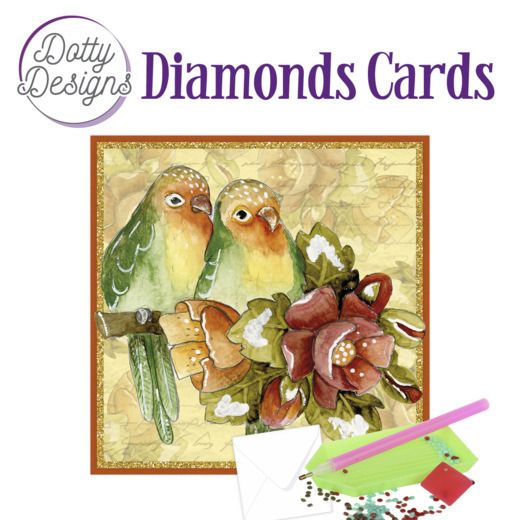 Lovebirds - Dotty Designs Diamond Card Kit