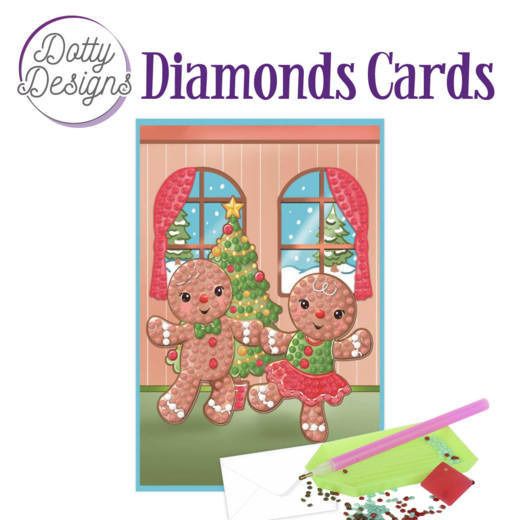 Gingerbread Dolls - Dotty Designs Diamond Card Kit