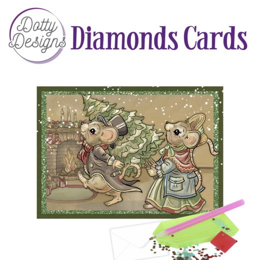 Have a Mice Christmas - Dotty Designs Diamond Card Kit