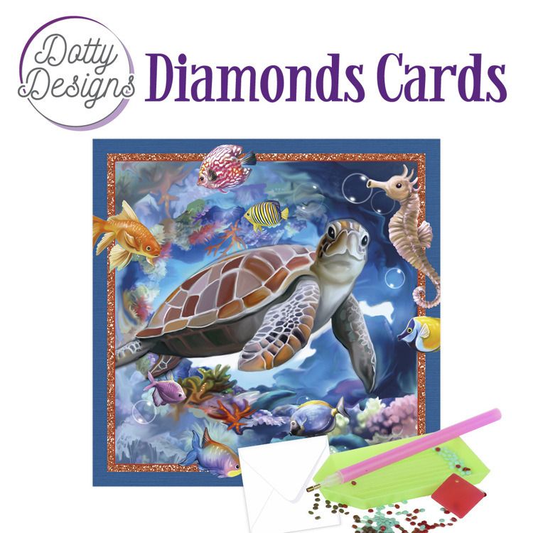 Sea Turtle - Dotty Designs Diamond Card Kit