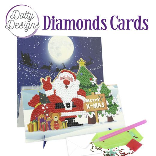 Merry X-Mas - Dotty Designs Diamond Easel Card Kit