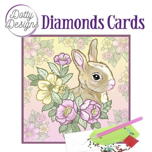 Rabbit - Dotty Designs Diamond Card Kit