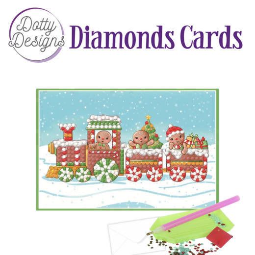 Christmas Train 1 - Dotty Designs Diamond Card Kit
