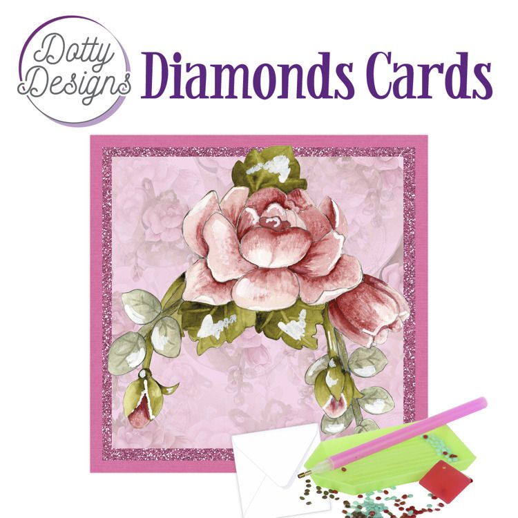 Red Roses - Dotty Designs Diamond Card Kit