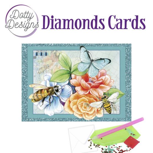 Bees and Butterflies - Dotty Designs Diamond Card Kit