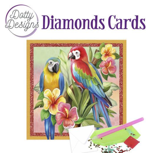 Parrots 2 - Dotty Designs Diamond Card Kit