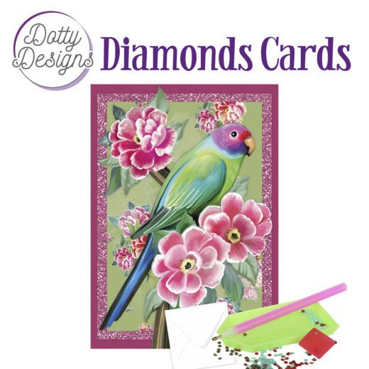 Tropical Bird - Dotty Designs Diamond Card Kit