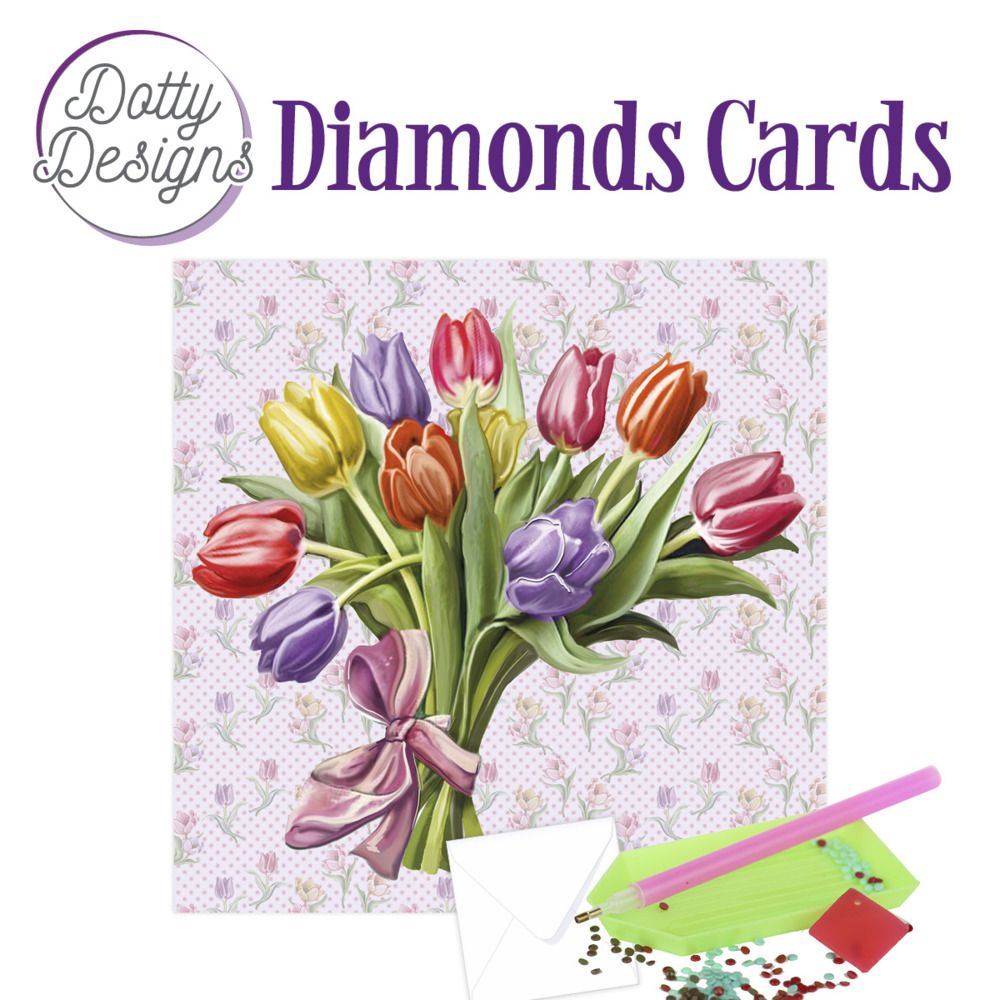 Tulip Dreams 1 - Dotty Designs Diamond Card Kit