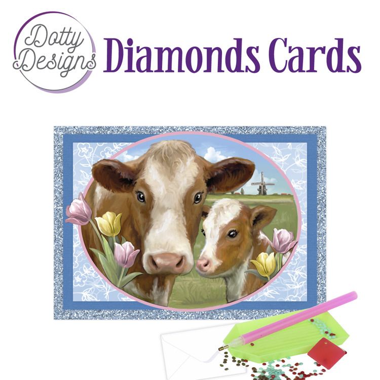 Cows - Dotty Designs Diamond Card Kit