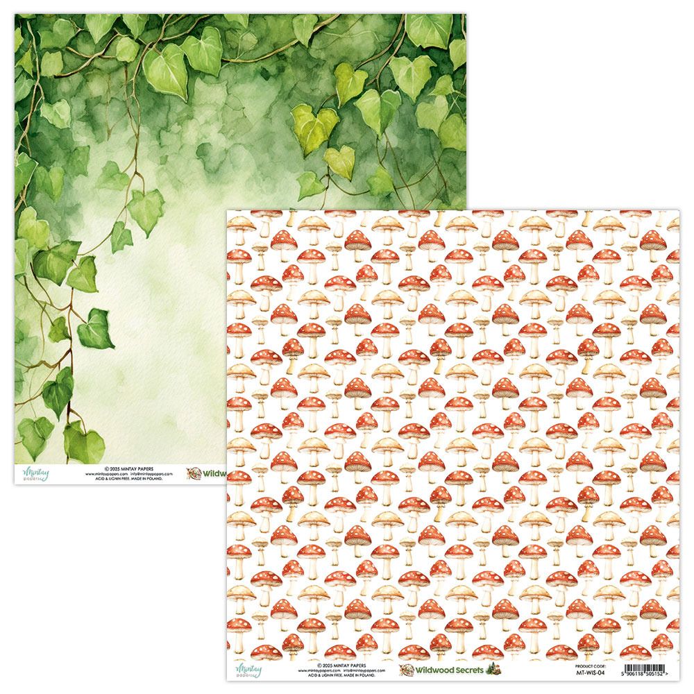 12x12 Double-sided Paper - 04 - Wildwood Secrets Collection
