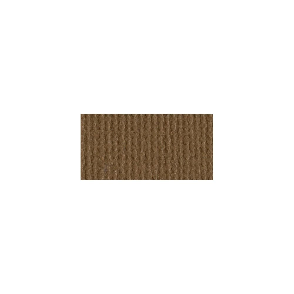 Walnut - 12x12 - Bazzill Mono Textured Cardstock