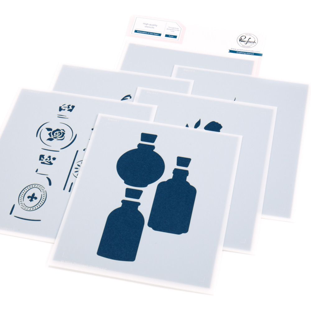 Keepsakes of the Heart - Layering Stencil Set