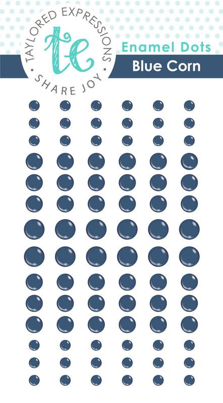 Blue Corn - Enamel Dots