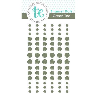 Green Tea - Enamel Dots