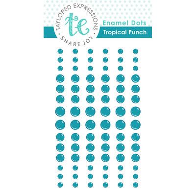 Tropical Punch - Enamel Dots