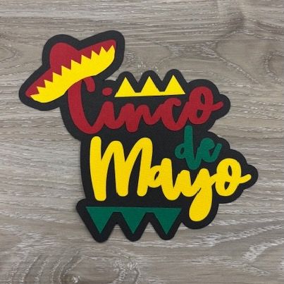 Cinco De Mayo - Scrapbook Title