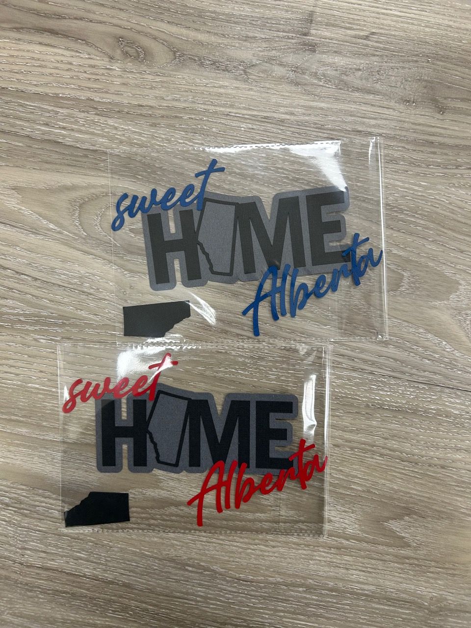 Sweet Home Alberta - Red/Black - Scrapbook Title